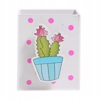Organizer Przybornik Na Kredki Kaktus Różne Wzory - Przyborniki na biurko - miniaturka - grafika 1