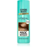Farby do włosów i szampony koloryzujące - Loreal Paris Paris Magic Retouch błyskawiczny retusz włosów w sprayu odcień Golden Brown 75 ml - miniaturka - grafika 1