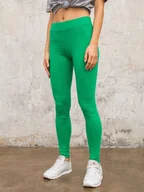 Legginsy - Zielone legginsy Basic-M - miniaturka - grafika 1