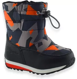 Dziecięce śniegowce na zamek Wojtyłko 23033 Czarne - Buty dla chłopców - miniaturka - grafika 1