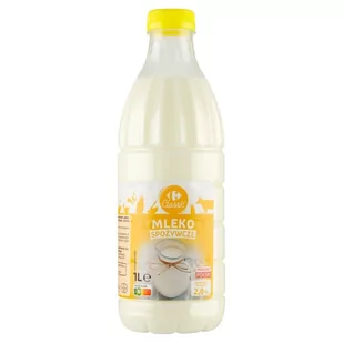 Carrefour Classic Mleko spożywcze 2,0 % 1 l - Mleko - miniaturka - grafika 1