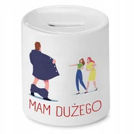 Skarbonki - Dla Skarbnika Skarbonka na Urodziny Na Prezent z Nadrukiem ze Zdjęciem + Opakowanie na prezent (wzór 02) - miniaturka - grafika 1