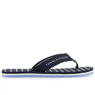 Buty sportowe damskie - Japonki Tommy Hilfiger Essential Rope FW0FW07142-DW6 - granatowe - grafika 1