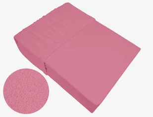 Prześcieradło frotte z gumką grube Bielbaw 140x200 koral - Prześcieradła - miniaturka - grafika 1