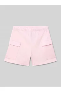 Szorty z dzianiny dresowej o kroju regular fit z naszywką z logo - Champion - Spodnie sportowe damskie - miniaturka - grafika 1