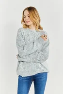 Swetry damskie - Kolorowy sweter damski - Monnari - miniaturka - grafika 1