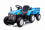 Tory, garaże, parkingi - Traktor Z Przyczepą New Holland T7 Niebieski - miniaturka - grafika 1