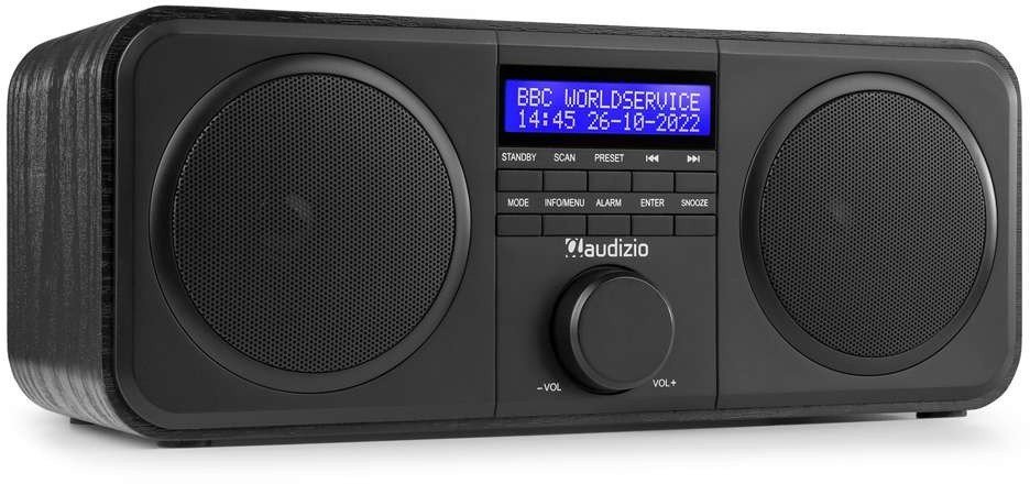 Audizio Radio cyfrowe stereo FM DAB+ Novara czarne one size