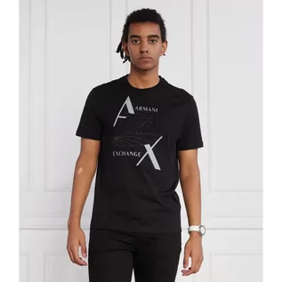 Koszulki męskie - Armani Exchange T-shirt | Regular Fit - grafika 1