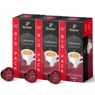 Tchibo Cafissimo Espresso Intense Aroma Kawa Arabika Robusta 30x3 Kapsułek - Kawa w kapsułkach i saszetkach - miniaturka - grafika 1