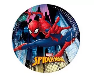 GoDan Talerzyki papierowe Spiderman 8szt 4934869 - Naczynia i sztućce jednorazowe - miniaturka - grafika 1