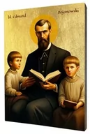 Ikony i obrazy sakralne - Błogosławiony Edmund Bojanowski: Ikona Apostoła Miłosierdzia - miniaturka - grafika 1