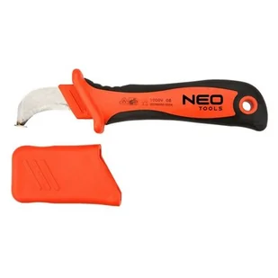 NEO-TOOLS Nóż monterski VDE 1000 V ze stopką - Nożyce i noże - miniaturka - grafika 1