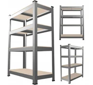 Szafy i regały magazynowe - Regał Metalowy Magazynowy Garażowy 5 Półek 875KG - miniaturka - grafika 1