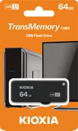 Pendrive - KIOXIA TransMemory U365 64GB USB 3.2 czarny LU365K064GG4 - miniaturka - grafika 1