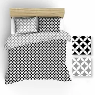 Pościel - Extrapościel Pościel bawełniana 160x200 R042 szara czarna maroko białe 208N 212N - miniaturka - grafika 1