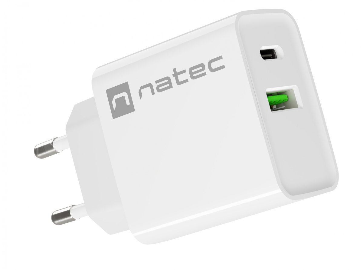 ŁADOWARKA SIECIOWA NATEC RIBERA 1X USB-A