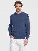 Swetry męskie - Sisley Sweter 102HS1B17 Niebieski Regular Fit - miniaturka - grafika 1