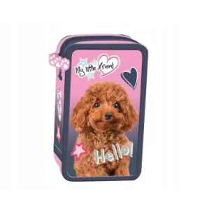 St. Majewski Piórnik potrójny z wyposażeniem Hello Dog - Piórniki - miniaturka - grafika 1