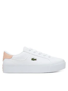 Lacoste Tenisówki 7-49CFA0017 Biały - Trampki damskie - miniaturka - grafika 1