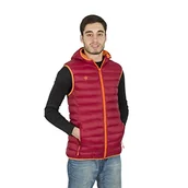 Garnitury - IZAS Męska kamizelka z włókna Nepal wielokolorowa czerwony mineralny/pomarańczowy L - miniaturka - grafika 1