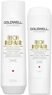 Szampony do włosów - Goldwell Rich Repair zestaw regenerujący | Szampon 250ml Odżywka 200ml - miniaturka - grafika 1