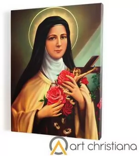 Św. Teresa, obraz na płótnie canvas - Ikony i obrazy sakralne - miniaturka - grafika 1