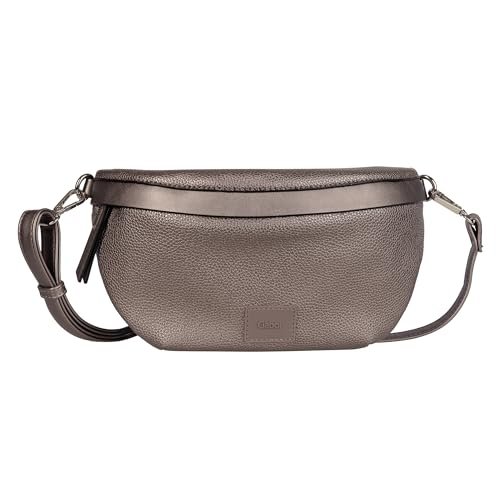 Gabor bags Elfie damska saszetka na pasek, mała, srebro, S