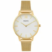 Zegarki damskie - Złoty damski zegarek PACIFIC X6023-03 - miniaturka - grafika 1