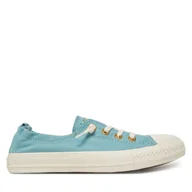 Trampki damskie - Trampki Converse Chuck Taylor All Star Shoreline Gold A13819C Niebieski - miniaturka - grafika 1
