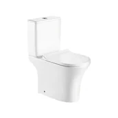 Kompakty WC - WC kompakt bezkołnierzowy Makalu z deską duroplast w komplecie KERRA - miniaturka - grafika 1