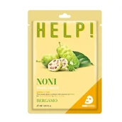 Maseczki do twarzy - Bergamo Help Sheet Mask maska do twarzy z Noni 25ml - miniaturka - grafika 1