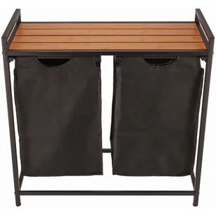 KOSZ NA PRANIE składany duży stojący komorowy XL - Kosze na bieliznę - miniaturka - grafika 1