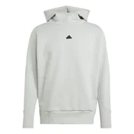 Bluzy damskie - Bluza z kapturem damska adidas Z.N.E. OVERHEAD szara IN5124-S - miniaturka - grafika 1
