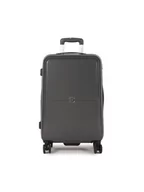 Walizki - ELLE Średnia Twarda Walizka EL31HA.60.89 Szary - miniaturka - grafika 1