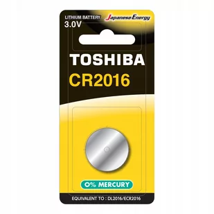 Toshiba Bateria CR2016 1szt CR2016 BP-1C - Baterie i akcesoria - miniaturka - grafika 1