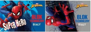 BENIAMIN Blok techniczny A4/10K biały Spiderman - Beniamin - Szkolne artykuły papiernicze - miniaturka - grafika 1