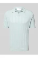 Koszulki męskie - Koszulka polo z imitacji dzianiny model WELLS - Selected Homme - miniaturka - grafika 1