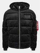 Kurtki męskie - Alpha Industries Kurtka zimowa Cord 138118 Czarny Regular Fit - miniaturka - grafika 1