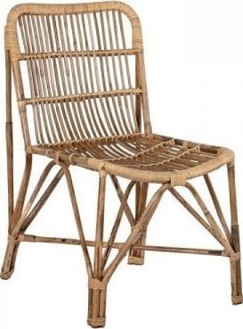 DKD Home Decor Krzesło do Jadalni DKD Home Decor Rattan Bambus 47 x 47 x 83 cm