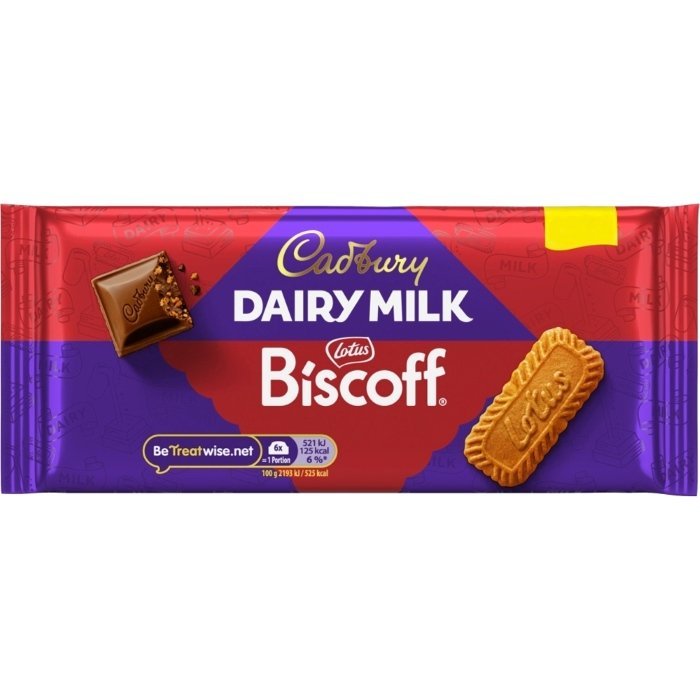 Czekolada mleczna Cadbury Lotus Biscoff 95g