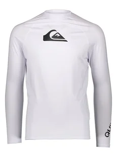 Quiksilver Koszulka kąpielowa w kolorze białym - Kąpielówki męskie - miniaturka - grafika 1