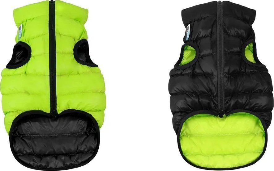 Collar AIRYVEST KURTKA DLA PSA DWUSTRONNA ``S`` 40cm JASNOZIELONY/CZARNY