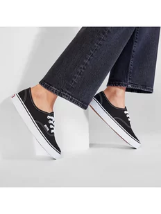 Vans Tenisówki Authentic VN-0 EE3BLK Czarny - Trampki męskie - miniaturka - grafika 1