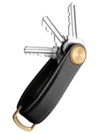 Etui na klucze - Skórzane etui organizer na klucze Orbitkey Key Organiser Pro Saffiano Leather - liquorice black - miniaturka - grafika 1