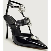 Czółenka - Kurt Geiger Skórzane szpilki BOW POINT - miniaturka - grafika 1