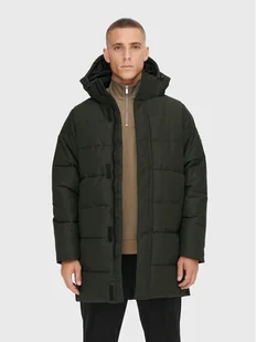 Only & Sons Kurtka zimowa Carl Long 22020156 Zielony Regular Fit - Kurtki męskie - miniaturka - grafika 1
