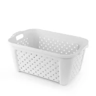 Kosze na bieliznę - Altom ARIANNA KOSZ PROSTOKĄTNY 58X38,2X26CM 35L KOL. BIAŁY (8065405) 8009404174180 - miniaturka - grafika 1