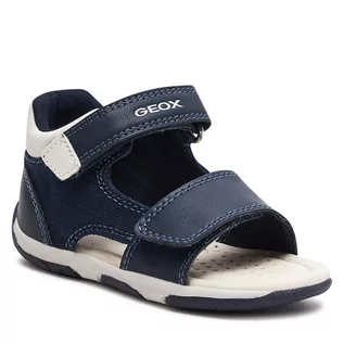 Buty dla chłopców - Sandały Geox B Sandal Tapuz Boy B450XB 05410 C4211 Navy/White - grafika 1