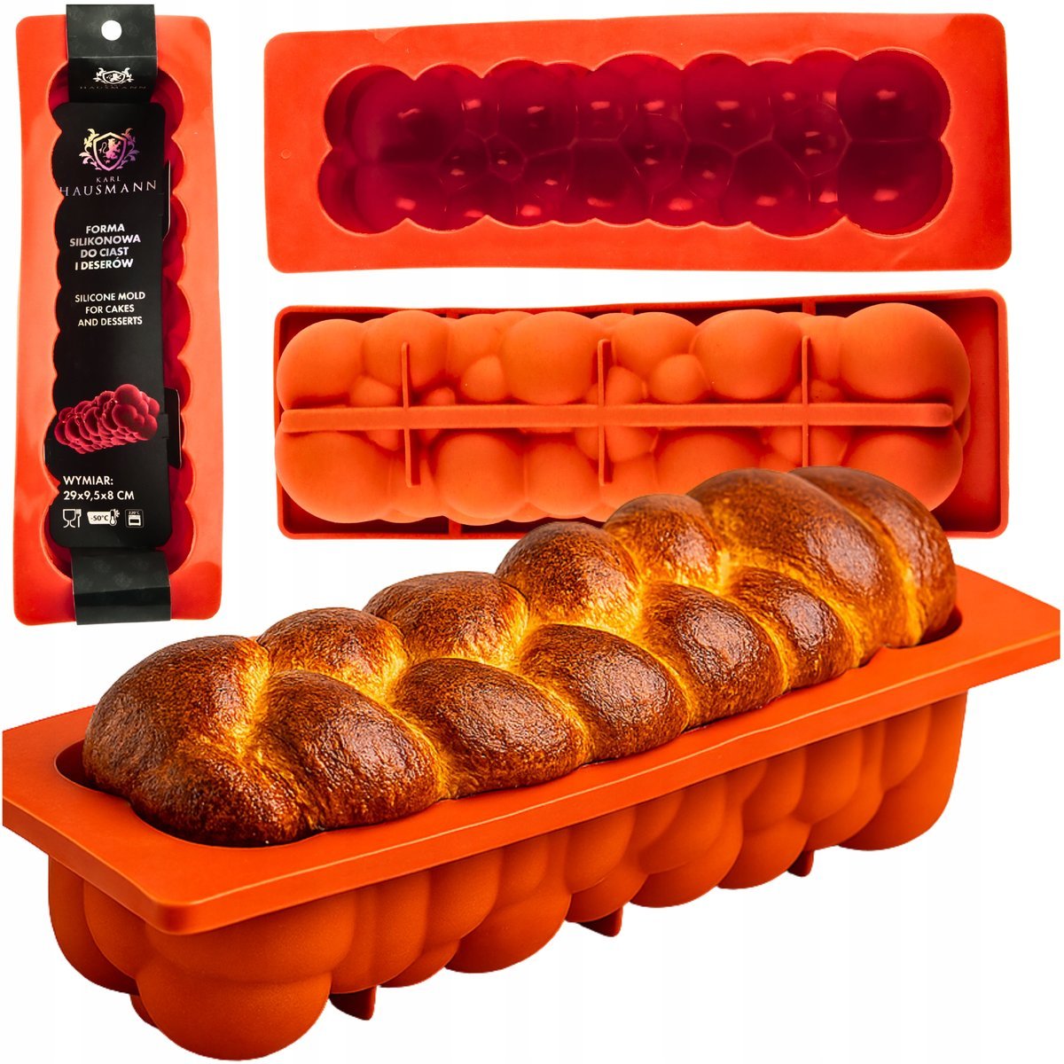 FORMA FOREMKA SILIKONOWA PIECZENIE CIAST DESERÓW KEKS KEKSÓWKA BĄBLE 3D